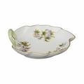 Herend Royal Garden leaf-shaped dish