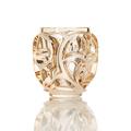 Lalique Vase Tourbillons, H 13 cm, gold