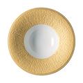 Raynaud Minéral Irisé Gold deep plate with rim