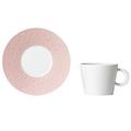 Bernardaud Ecume Pink tea cup and saucer