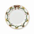 Royal Copenhagen Star Fluted Christmas cake plate