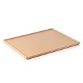 Giobagnara Arcobaleno rectangular tray, 44,5 x 35 cm, cappuccino