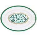 Raynaud Cristobal Emeraude oval platter