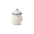 Gien Filets Cobalt sugar bowl