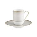 Raynaud Oskar double espresso cup and saucer