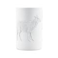 Fürstenberg Touché large cup without handle, relief sheep