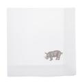 Eri Textiles Leinenserviette Afrika, Motiv Nashorn