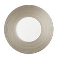 J.L Coquet Hémisphère Grey Metallic dinner plate
