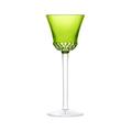 Saint-Louis Apollo hock glass, chartreuse