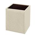 Riviere Milano waste paper basket, ivory