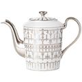 Haviland Tiara White/Platinum coffee/teapot