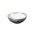 Haviland Souffle d'Or salad/cereal bowl, outside surface dark grey