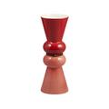 Gien Vase Siam, H 32 cm, terracotta-rubis