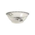 Gien Tulipes Noires salad/cereal bowls, set of 4