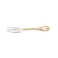 Christofle Marly standard fork, silverplated with gold accents
