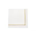 Gayle Warwick Whitework linen napkin, gold