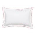 Le Jacquard Francais Songe pillow case, red, 40 x 80 cm