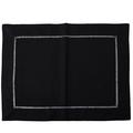 Eri Textiles Uni linen place mats, black, set of 6