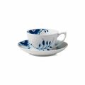 Royal Copenhagen Blue Fluted Mega tea cup and saucer