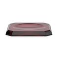 Decor Walther Crystal comb tray, burgundy