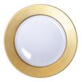 Bernardaud Sauvage Gold dessert plate with gold rim