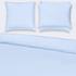 Christian Fischbacher Satin bed linen, sky blue