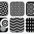 Artel Graphic Collection glass coasters, set of 6 - Picture1