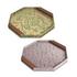L'Objet Fortuny trays, octagonal