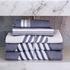 Le Jacquard Francais Bath Club terry towels, blue/white - Picture1