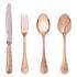 Christofle Jardin d'Eden cutlery, silverplated & rose gold plated