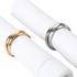 L'Objet Serviettenringe Three-Ring, 4er-Set - Bild1