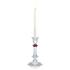 Baccarat Harcourt candlestick with red knob