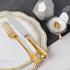 Christofle Marly cutlery, silverplated, gilded - Picture1