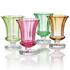 Moser Gloria vases, h 20,5 cm, coloured