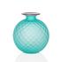 Venini Monofiori Balloton vases, mint green sabbiato