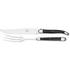 Forge de Laguiole Horn carving knife and fork, high-polished finish