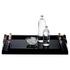 Arcahorn Isacco lacquered trays, black