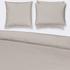Christian Fischbacher Satin bed linen, pebble