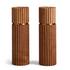 L'Objet Ionic salt and pepper mills, natural oak - Picture1