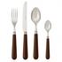 Capdeco Cambridge cutlery, chocolate
