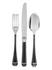 Christofle Talisman cutlery, silverplated, black