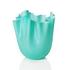 Venini Fazzoletti Opalino vases, mint green