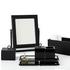 Riviere Vanity bathroom accessories, chrome/black - Picture1
