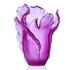 Daum Vase Tulipe, ultraviolett, H 33 cm