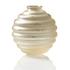 Venini Deco Frozen Gold vases