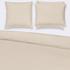 Christian Fischbacher Satin bed linen, natural-coloured