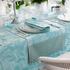 Le Jacquard Francais Jardin d'Eden table linen, turquoise - Picture1