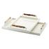 Arcahorn Isacco lacquered trays, ivory
