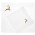 Eri Textiles Brown deer with gold table linen
