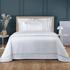 Yves Delorme Athena bed linen, fjord on white